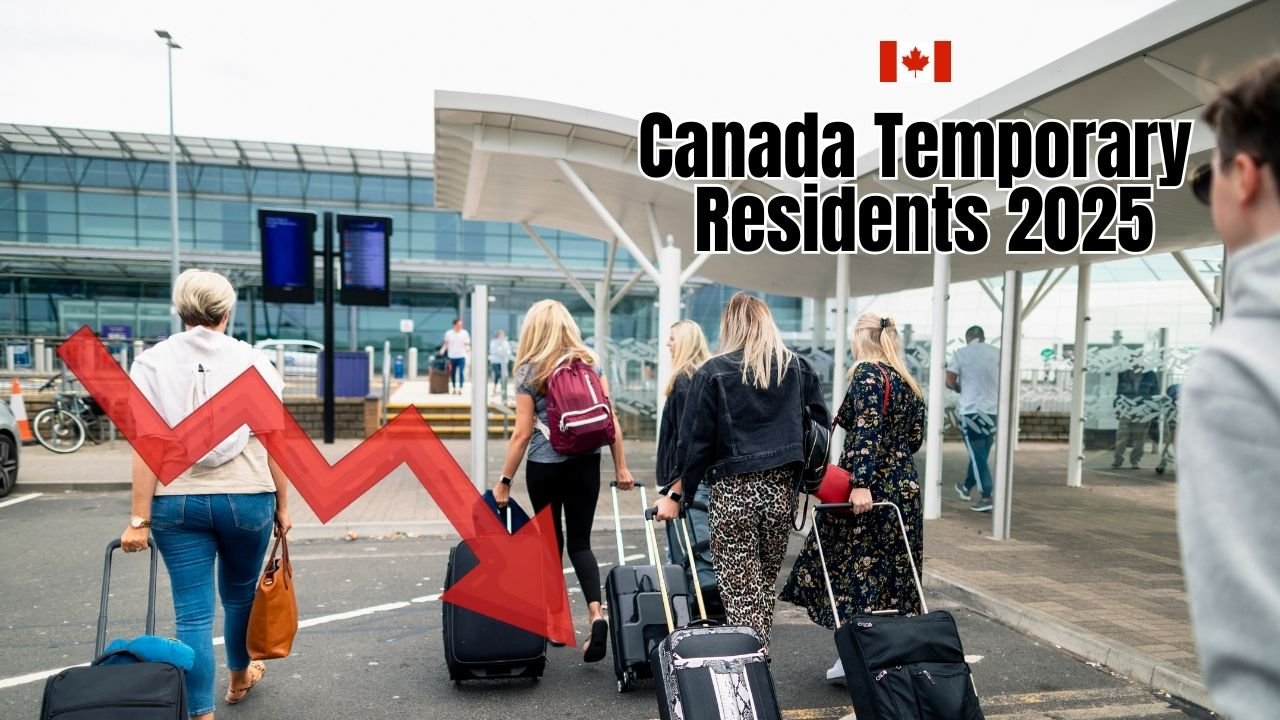 Canada 2025 immigration impact for international students and temporary workers, showing decline in study and work permits under new IRCC policies